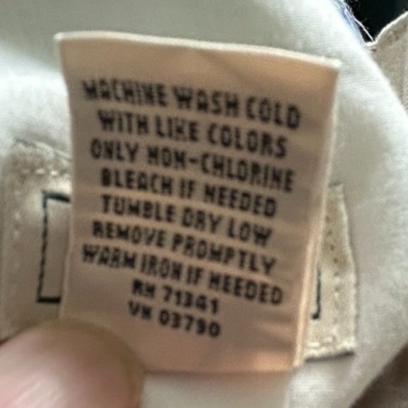 L.L. Bean Flat Front Stone Color 20W Shorts - Picture 6 of 8